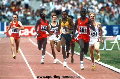 Jose Luiz Barbosa Medals In 800m At 1987 And 1991 World Championships