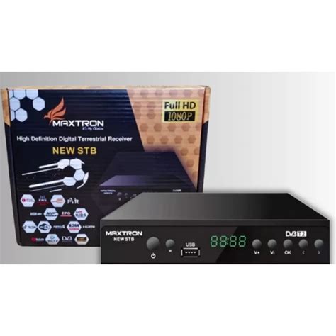 Jual MAXTRON SET TOP BOX STB DIGITAL DVB T2 FULL HD TV DIGITAL RECEIVER