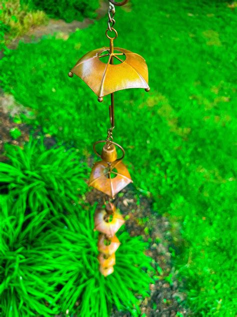 Flamed Umbrella Rain Chain