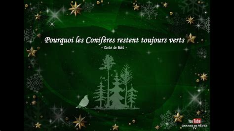 Conte de Noël POURQUOI LES CONIFERES RESTENT TOUJOURS VERTS