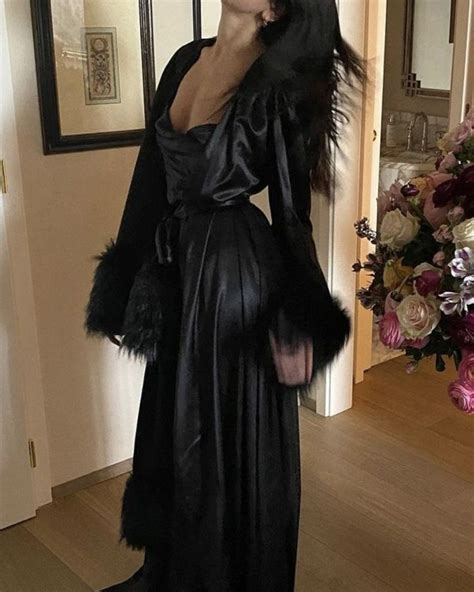 Sheer Boudoir Lingerie Long Robe With Marabou Feathers For Etsy Artofit