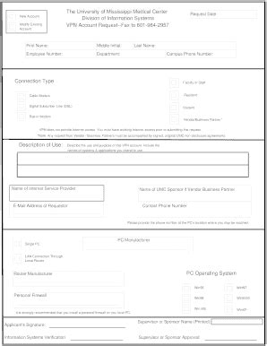 Fillable Online Umc Request Form University Of Mississippi Medical