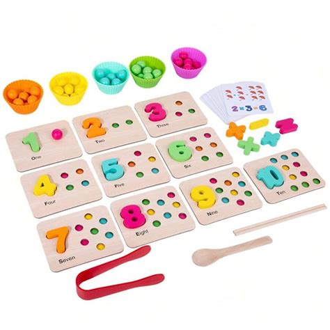 Perles Montessori Mat Riel P Dagogique Math Matique Puzzle D