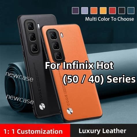 Luxury Leather Mobile Casing For Infinix Hot 50 50i 5G 4G Hot50 Hot40