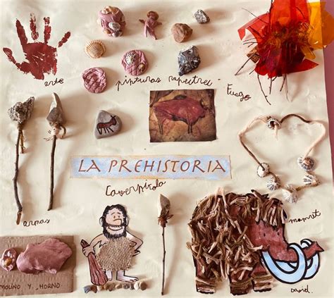 Mural de prehistoria La prehistoria para niños Arte de la