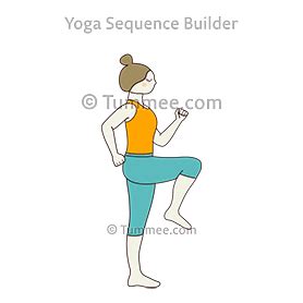 Marching Pose Yoga | Yoga Sequences, Benefits, Variations, and Sanskrit Pronunciation | Tummee.com