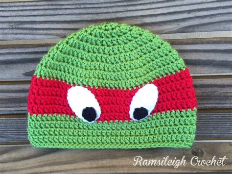 Ninja Turtle Hat Free Pattern Crochet Ninja Turtle Crochet