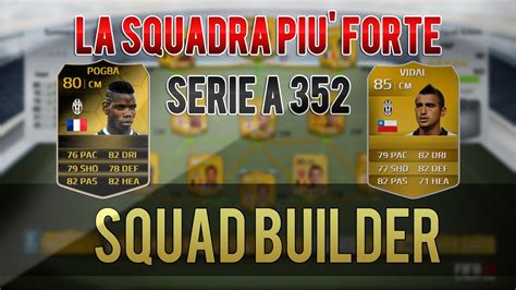 FIFA 14 La squadra più forte della Serie A Modulo 3 5 2 Squad