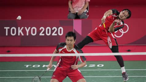 Hasil Bulu Tangkis Olimpiade Tokyo Gebuk Pasangan Korea Hendra