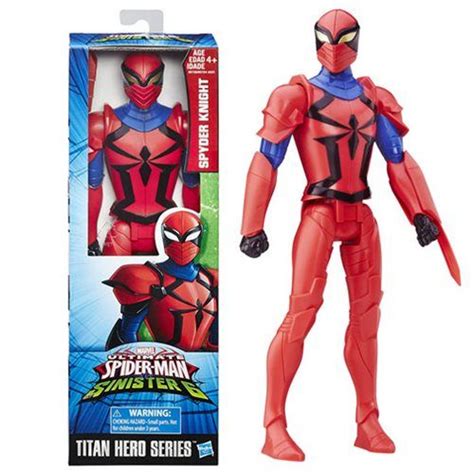 Spider Man Titan Hero Series Spyder Knight 12 Inch Action Figure Artofit