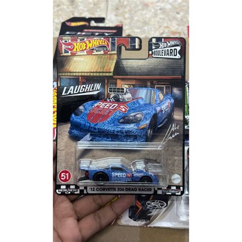 Hot Wheels 12 Corvette Z06 Drag Racer Boulevard Shopee Malaysia