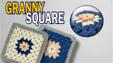 Kwadrat Babuni Granny Square Z Kwiatkiem D Szyde Kowanie Youtube