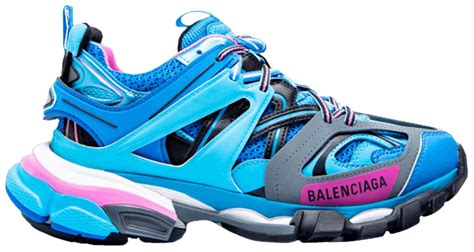 Balenciaga Track Trainer Light Blue Pink Balenciaga 542023 W1gb5