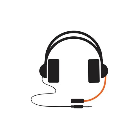 headphone logo vector 13834068 Vector Art at Vecteezy