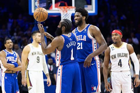 Joel Embiid James Harden Favored In Early Nba All Star Voting Sports