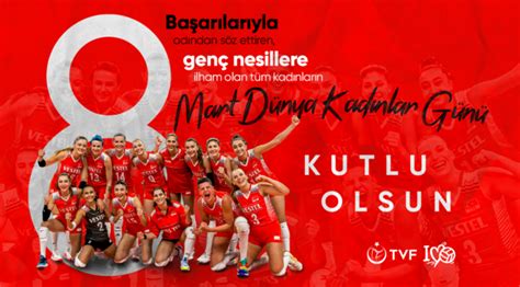 8 Mart Dünya Kadınlar Günü Kutlu Olsun Diğer Voleybol Extra