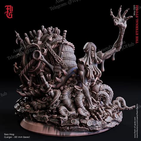 Enemy Sea Hag 3d Print Model Download Free