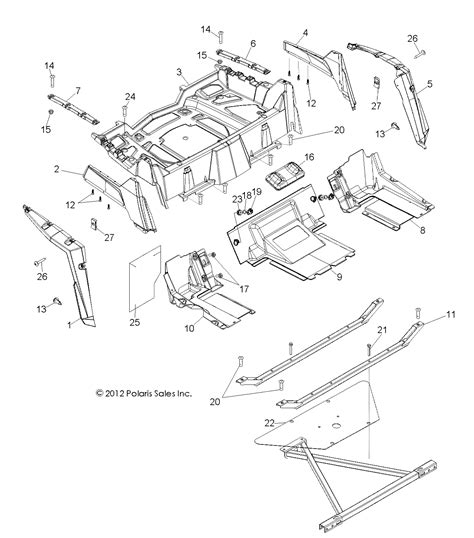 Carrosserie Porte Bagage Arriere Et Ailes Pour Rzr Esprit