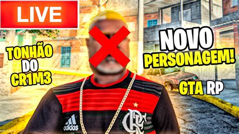 GTA 5 RP NOVO PERSONAGEM FUGA NOS PULIÇA Tonhão do CR1M3