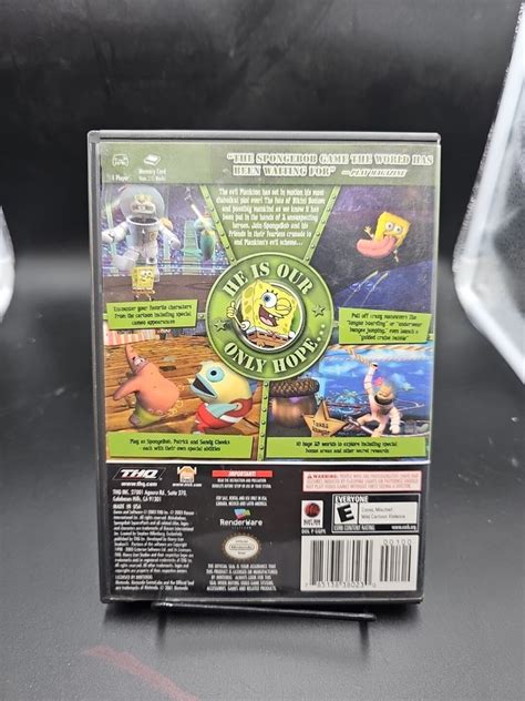 Spongebob Squarepants The Battle For Bikini Bottom Gamecube Tested Ebay