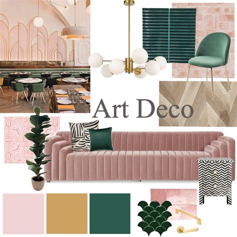 Art Deco Mood Board Interior Design Mood Board By Jemmamoss Style