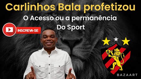 Carlinhos Bala fala o Problema do Sport E a solução YouTube