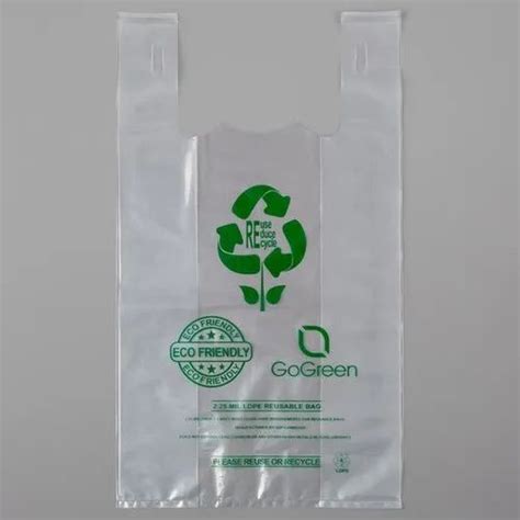 U And W Cut Plain Compostable Carry Bags 10x14 Inch At Best Price In