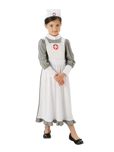 Child Ww1 Nurse Dress Costumes R Us Fancy Dress