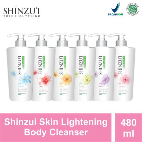 Jual Shinzui Skin Lightening Body Cleanser Pump 480ml Sabun Cair