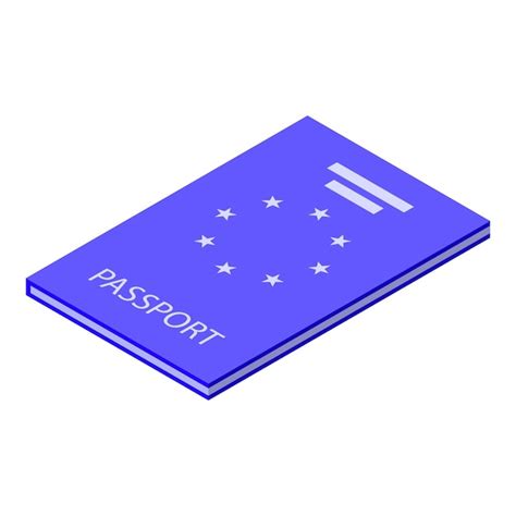 Premium Vector Passport Document Icon Isometric Of Passport Document