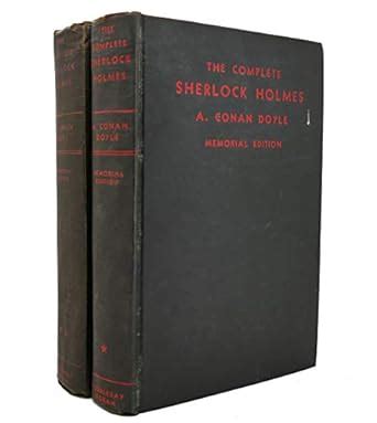 The Complete Sherlock Holmes Vol Sir Arthur Conan Doyle Amazon