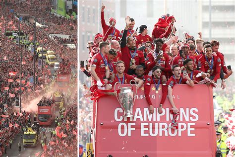 Liverpool Fans Fill Streets Of City For Parade With 750000 There To