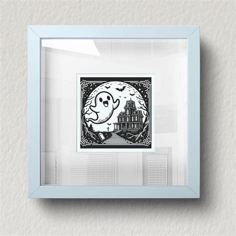 Ghost Gathering Design - SVG, PNG, DXF for Cricut & Laser Machines