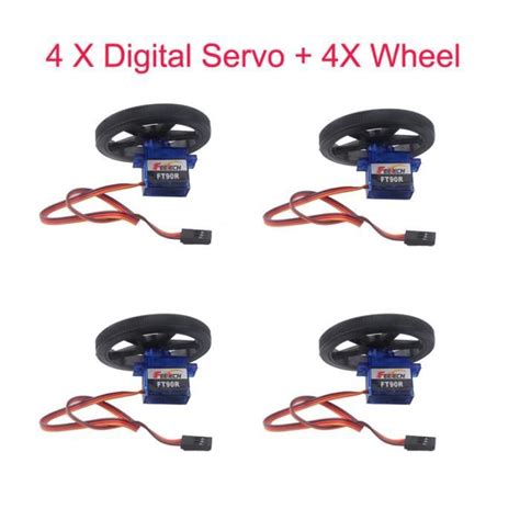 Servos Et Roues Feetech Servomoteur Num Rique Ft R Pour Voiture