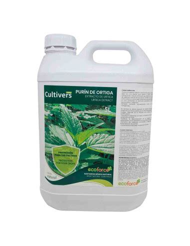 Purín de ortiga ecológico Cultivers 5 litros H0000597 28 90