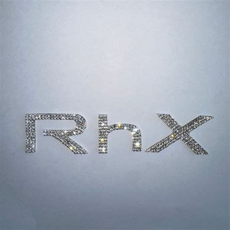 Lexus Rear Trunk Model Make Symbol Bling Stickers Decal