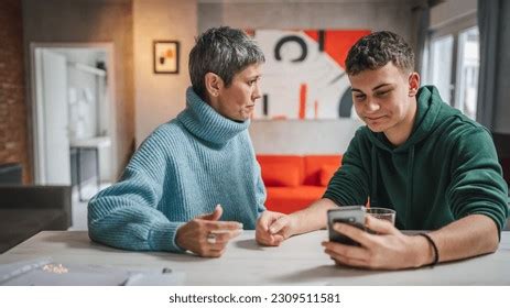 78 Mature Son Sharing Conversation Mother Images Stock Photos 3D Objects Vectors Shutterstock