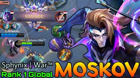 SAVAGE Moskov Perfect HeadShot Top 1 Global Moskov By Sphynix War