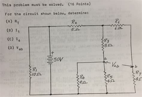 Solved This Problem Must Be Solved For The Circuit Shown