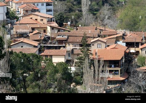 Kakopetria Village In The Troodos Mountains Cyprus Stock Photo Alamy