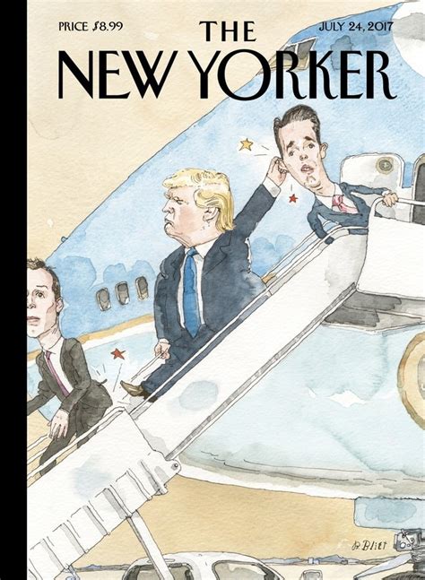 Donald Trump Jr Gets ‘grounded By Dad On Next Weeks New Yorker Cover