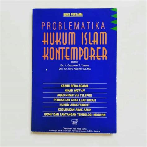 Jual Problematika Hukum Islam Kontemporer 1 Paket 3 Jilid Shopee