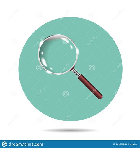 Magnifying Glass Realistic Stock Vector Illustration Of Realistic 169583501