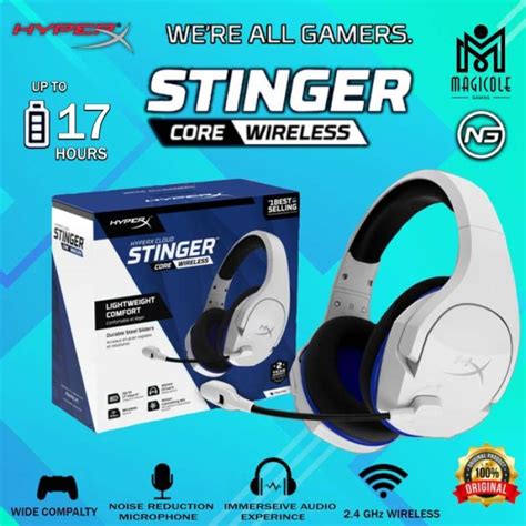 Promo Hyperx Cloud Stinger Core Wireless White Gaming Headset Diskon 50