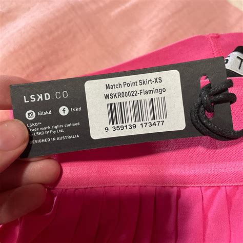 LSKD Hot Pink Tennis Skirt With Inbuilt Shorts Depop
