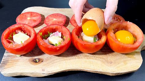 Stecken Sie Einfach Ein Ei In Eine Tomate Und Sie Werden Begeistert