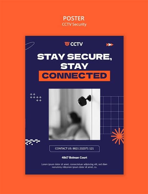 Cctv Poster Template Images - Free Download on Freepik