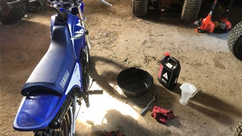 How To Change The Oil On A Pw 80 Youtube