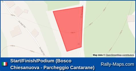 Karte Start Ziel Podium Bosco Chiesanuova Parcheggio Cantarane