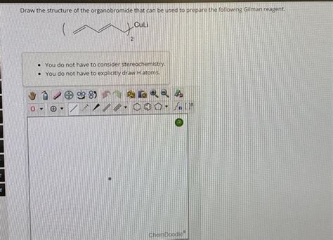 Solved Draw The Structure Of The Organobromide That Can Be Chegg